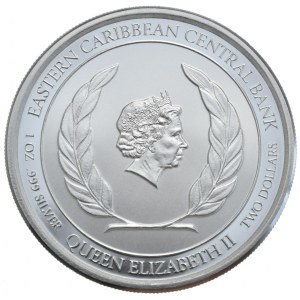 Antigua I Barbuda, 2 Dolary, 2018r., Rum