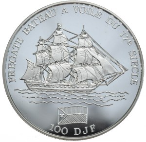 Djibouti, 100 Francs, 1994, Bateau