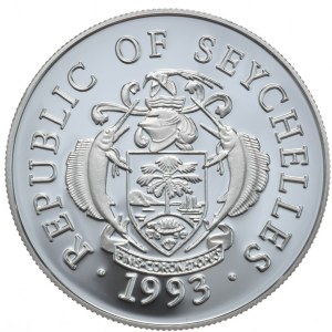 Seszele, 25 Rupii, 1993r., Przybycie Francuzów