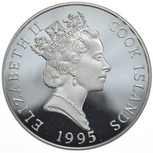 Wyspy Cooka, 20 Dolarów, 1995r., Katamaran