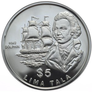 Tokelau, 5 Tala, 1989r., HMS Delfin