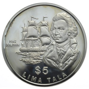 Tokelau, 5 Tala, 1989r., HMS Delfin