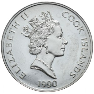 Wyspy Cooka, 50 Dolarów, 1990r., M. Twain