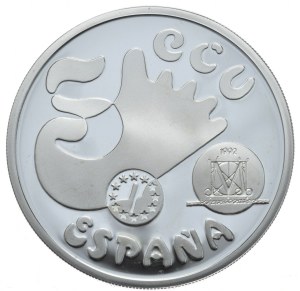 Spain, 5 Ecu, 1992. 1oz.