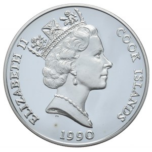 Wyspy Cooka, 50 Dolarów, 1990r., Tygrys