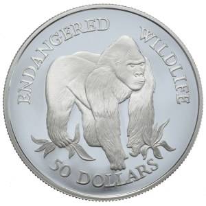 Wyspy Cooka, 50 Dolarów, 1992r., Goryl