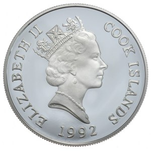 Wyspy Cooka, 50 Dolarów, 1992r., Goryl