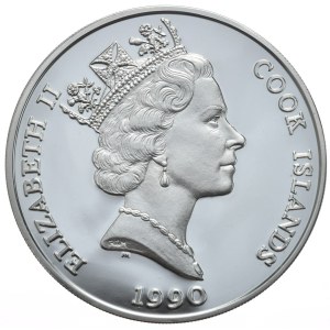 Wyspy Cooka, 50 Dolarów, 1990r., Owca z rogami :-)