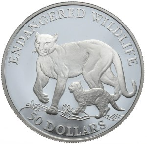 Cook Islands, $50, 1991, Koguar