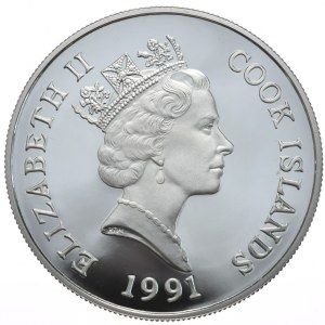Cook Islands, $50, 1991, Koguar