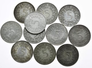 Germany, 11x5 Mark, 1951-73.