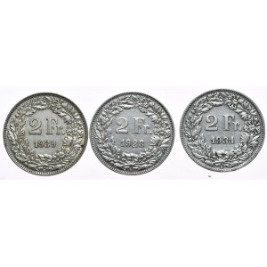 Szwajcaria, 3x2 Franki