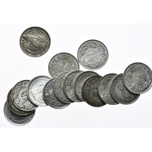 Svizzera, 15x1/2 Franchi