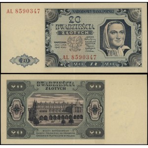 Poland, 20 zloty, 1.07.1948