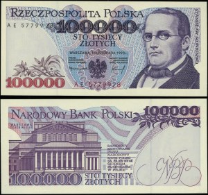 Poland, 100,000 zloty, 16.11.1993