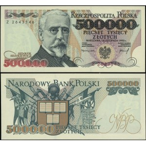 Poland, 500,000 zloty, 16.11.1993