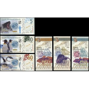 South Shetland, set of 6 bills