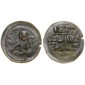 Byzantium, anonymous follis (attributed to Roman III or Michael IV Paphlagonian), (ca. 1028-1041)