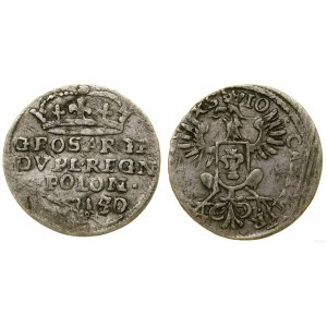 Poland, dwugrosz, 1650, Wschowa