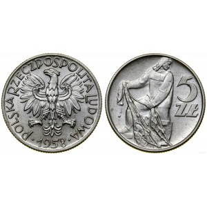 Polska, 5 złotych, 1958, Warszawa