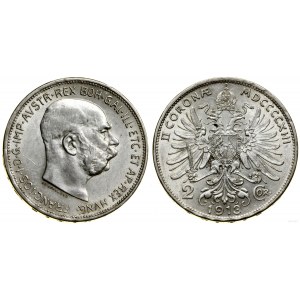 Austria, 2 korony, 1913, Wiedeń