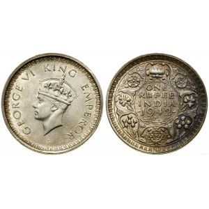 India, 1 rupee, 1942, Mumbai