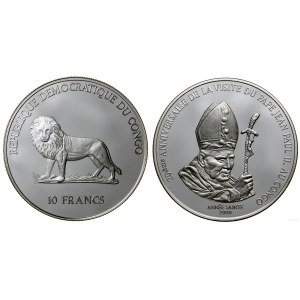 Congo, 10 francs, 2000