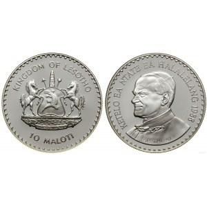 Lesotho, 10 maloti, 1988