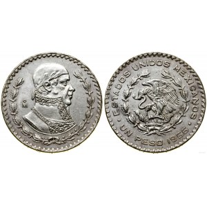 Mexique, 1 peso, 1966 Mo, Mexique