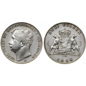 Niemcy, 2 guldeny (Doppelgulden), 1848, Karlsruhe
