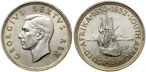 South Africa, 5 shillings, 1952, Pretoria