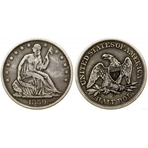 United States of America (USA), 1/2 dollar (50 cents), 1859 O, New Orleans