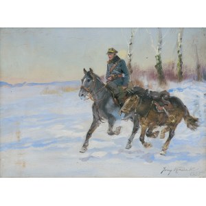 Kossak Jerzy, PATROL. UŁAN Z LUZAKIEM, 1935