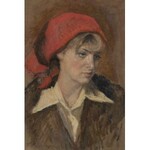 Paprocki Kazimierz, PORTRET ANI, OK. 1950