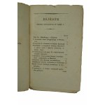Rozmaitości literackie z roku 1825, tom I, Warszawa 1828r.