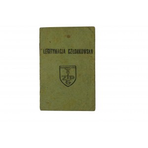 Centrala Zrzeszeń Przemysłu Gastronomicznego w Polsce LEGITYMACJA Maria Dorn, 1947r.