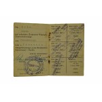 Centrala Zrzeszeń Przemysłu Gastronomicznego w Polsce LEGITYMACJA Maria Dorn, 1947r.