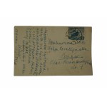 Witold Noskowski [1873-1939] dziennikarz, krytyk teatralny , fotografia pocztówkowa, obieg 14.5.1936r.