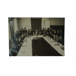 WILNO Studenci Filologii Klasycznej z profesorami, na zdjęciu widoczni m.in.: prof. Jan Oko, prof. Rajmund Gostkowski, prof. Stefan Srebrny, rok 1935 lub 1936