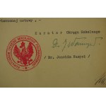 Kuratorium Okręgu Szkolnego Poznańskiego, mianowanie na ASYSTENTA RACHUNKOWEGO, datowane 16 listopada 1928r.