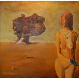 Henryk Kozakiewicz (1936 - 1985 ), Woman playing dice, circa 1963-64