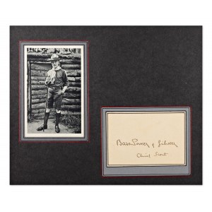 ROBERT BADEN-POWEL (1857-1941) | AUTOGRAF (ANGLIA / ANGIELSKI)