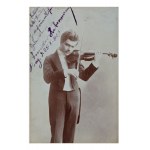 BRONISŁAW HUBERMAN (1882-1947) | PHOTO WITH DEDICATION (POLAND / POLISH)