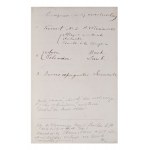 STANISŁAW BARCEWICZ (1858-1929) | HANDWRITTEN LETTER AND CONCERT PROGRAM (POLAND / POLISH)