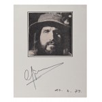 CZESŁAW NIEMEN (1939-2004) | AUTOGRAPH (POLAND / POLISH)