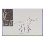 MĀRIS RŪDOLFS LIEPA (1936-1989) | SIGNATURE MANUSCRITE AVEC DESSIN (RUSSIE / RUSSE)