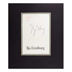 ILYA GRIGORYEVICH EHRENBURG (1891-1967) | AUTOGRAF (ROSJA / ROSYJSKI)