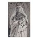 OLGA LEONARDOVNA KNIPPER-CHEKHOVA (1868-1959) | TWO ORIGINAL PHOTOGRAPHS WITH AUTOGRAPHS (RUSSIA / RUSSIAN)