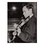 LEONID BORISOVICH KOGAN (1924-1985) | AUTOGRAPH WITH MUSICAL NOTATION AND ORIGINAL PHOTO (RUSSIA / RUSSIAN)