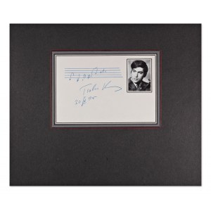 PAVEL LEONIDOVICH KOGAN (1952*) | AUTOGRAPH WITH NOTATION (RUSSIA / RUSSIAN)